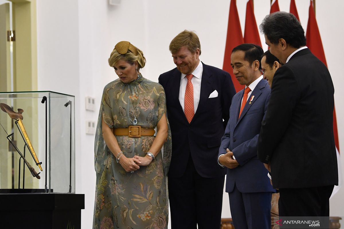 Raja Belanda kembalikan keris Pangeran Diponegoro ke Presiden Jokowi