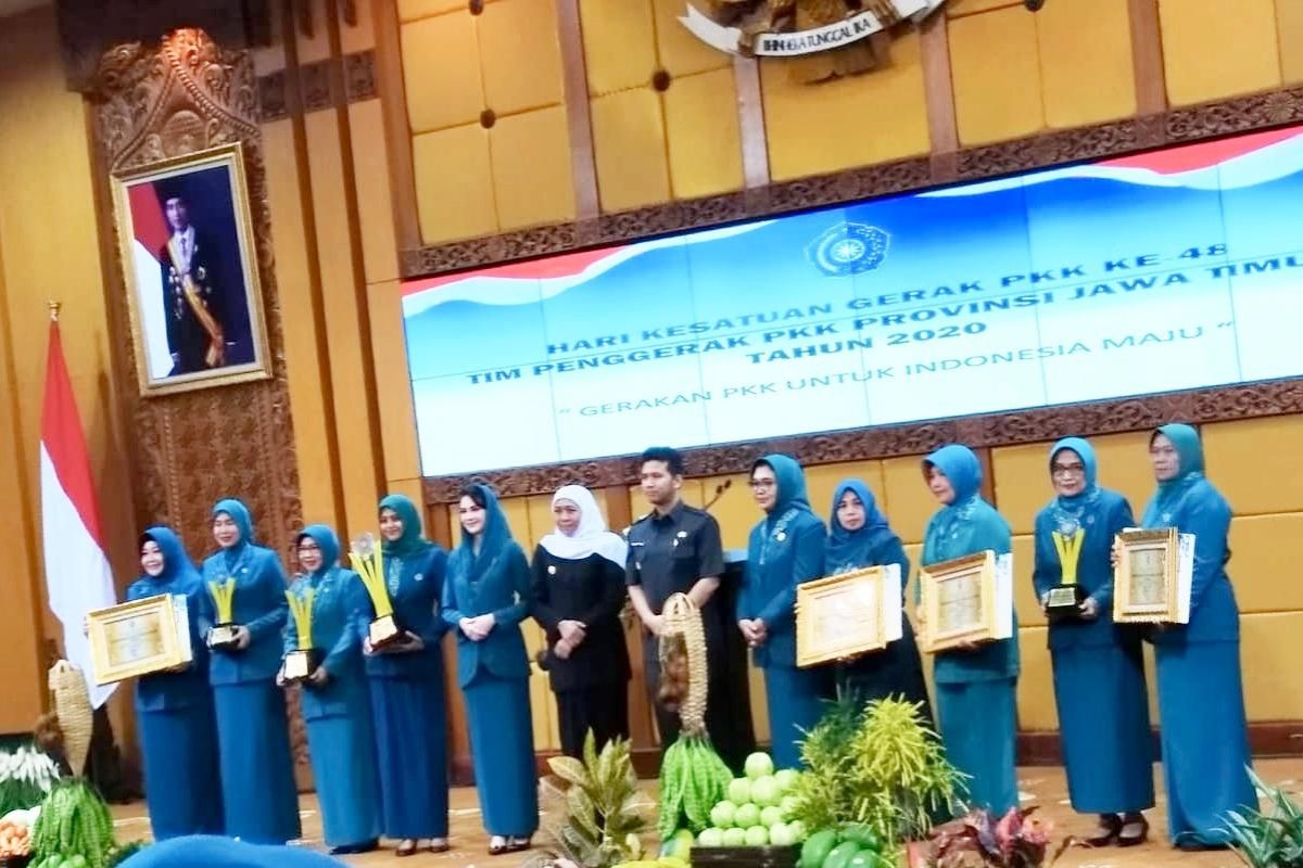 PKK Tulus Rejo raih juara 3 pelaksana 10 Program Pokok PKK Jatim