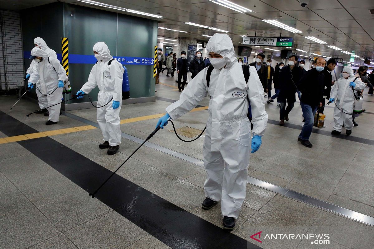 Korea Selatan catat 74  kasus baru virus corona, turun dari hari sebelumnya