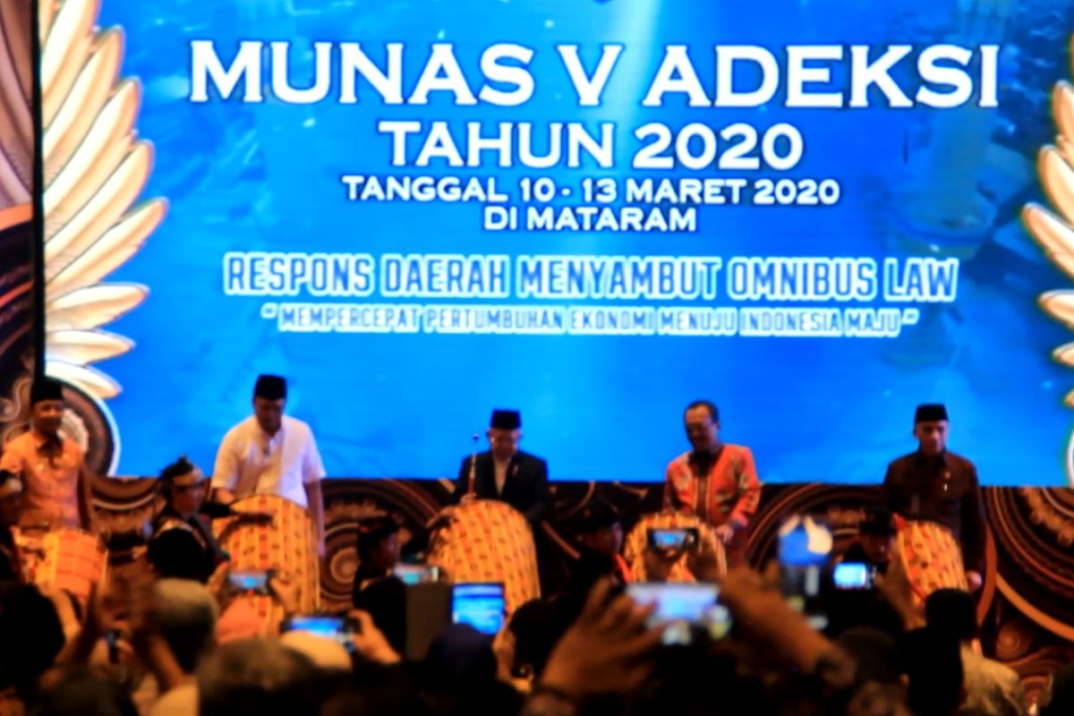 Wapres Ma'ruf Amin buka Munas V Adeksi di Mataram