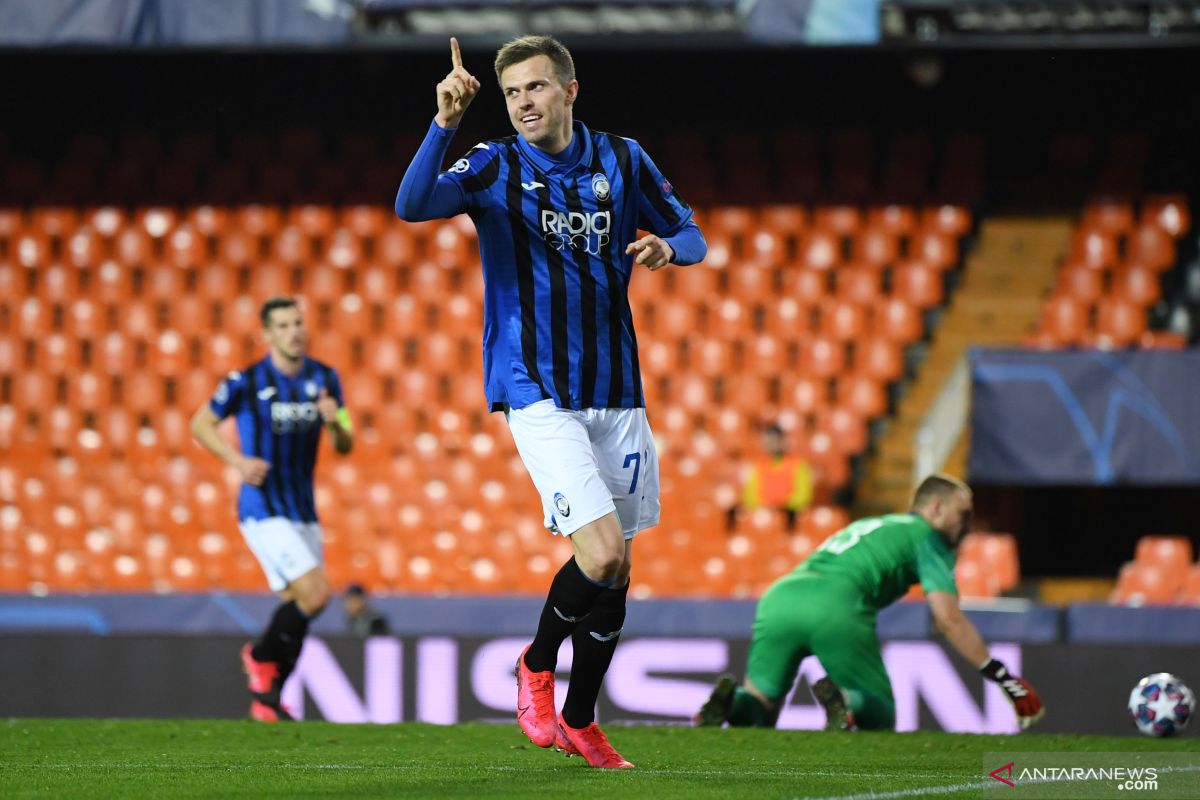 Josip Ilicic boyong 4 gol, Atalanta melaju ke delapan besar Liga Champions