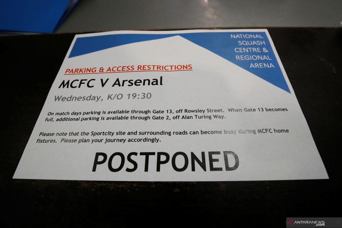 Laga leg kedua Manchester City vs Madrid ditunda