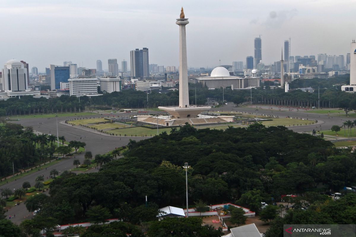 Pagi ini Jakarta cerah berawan