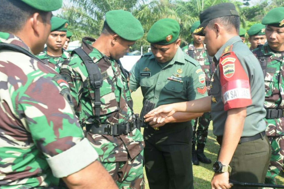 Dandim 0204/DS pimpin apel pasukan pengamanan kunjungan Raja Belanda