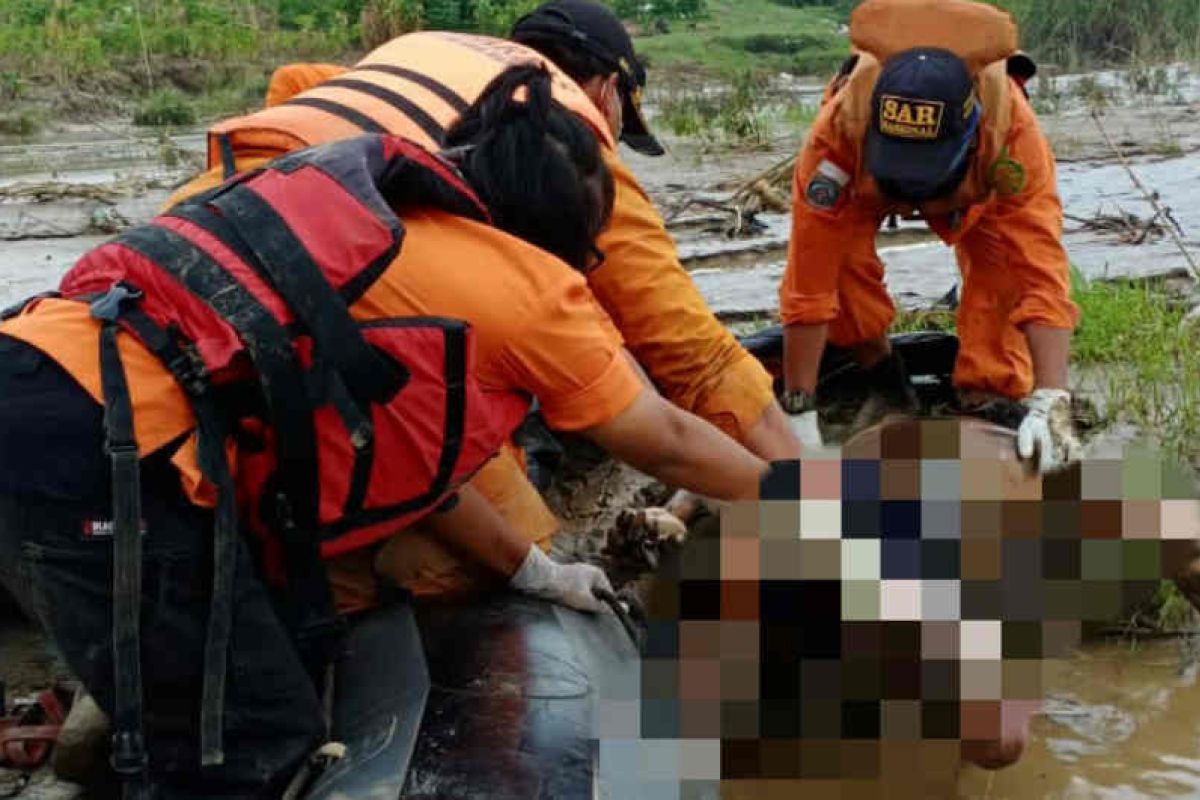 Jasad koban tenggelam di Sungai Cimanuk ditemukan Tim SAR gabungan