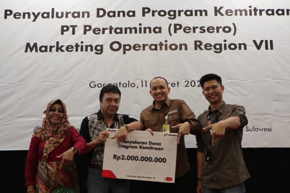 Pertamina salurkan Rp2 miliar program kemitraan bantu UMKM Gorontalo