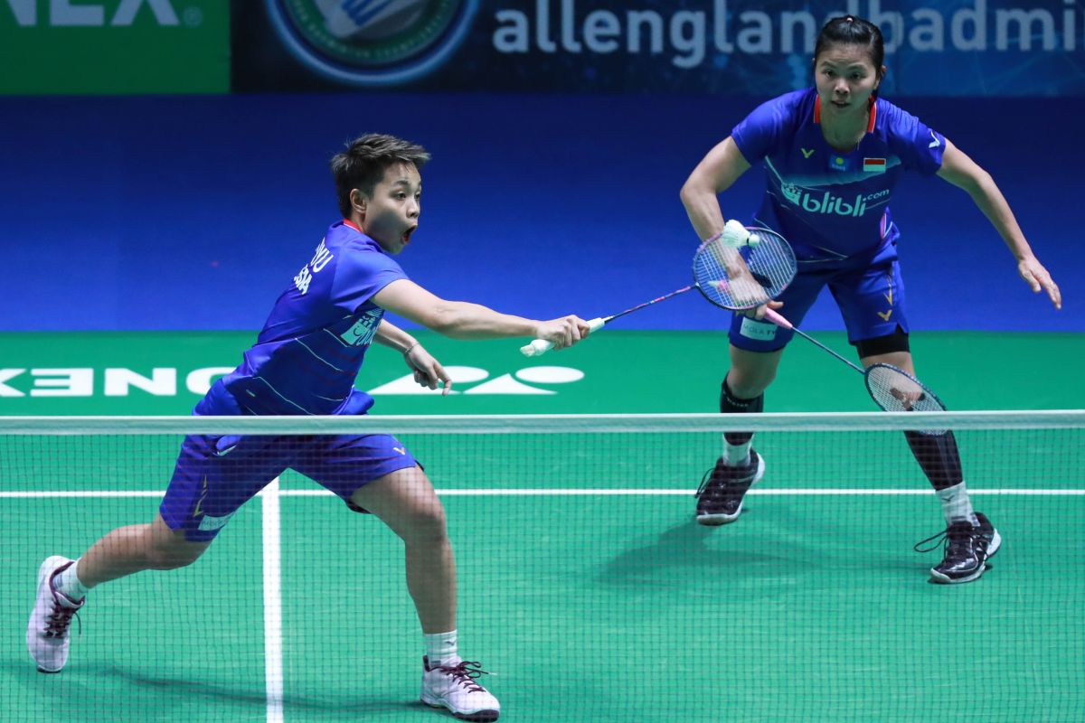 Greysia/Apriyani kalah di babak pertama All England