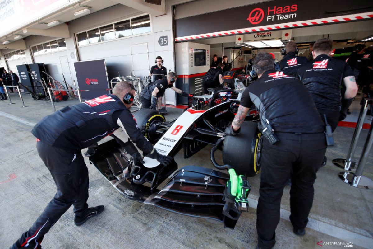 Anggota tim Haas dan McLaren menjalani karantina dan tes virus corona