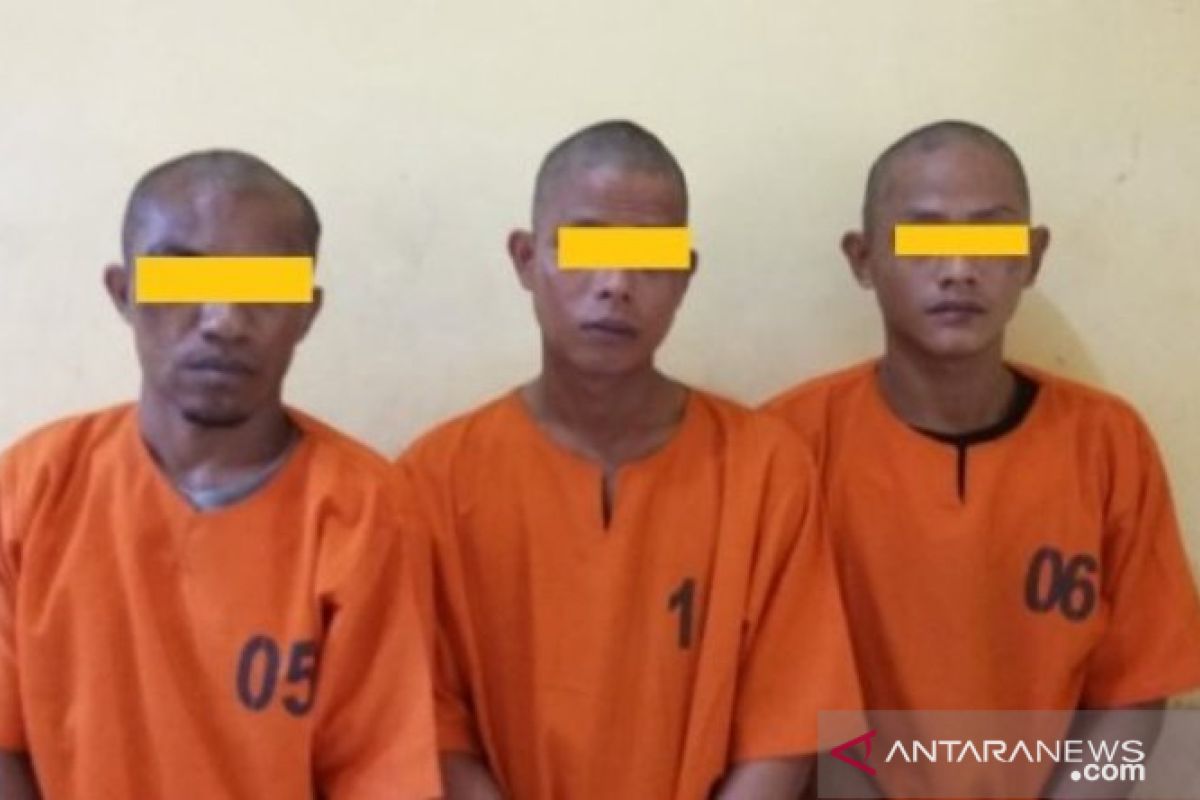 Polres Belitung ringkus tiga pelaku pencurian laptop di sekolah