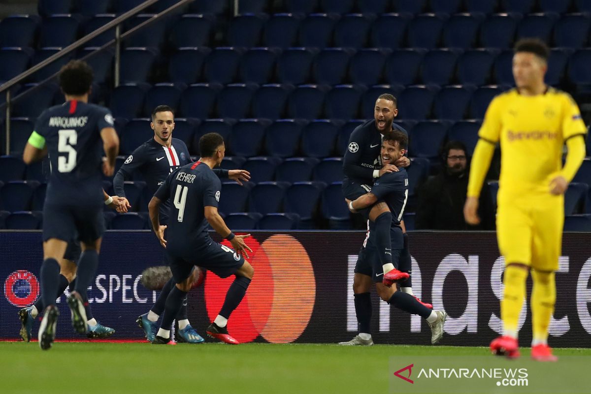 PSG ke perempat final setelah singkirkan Dortmund dengan skor agregat 3-2