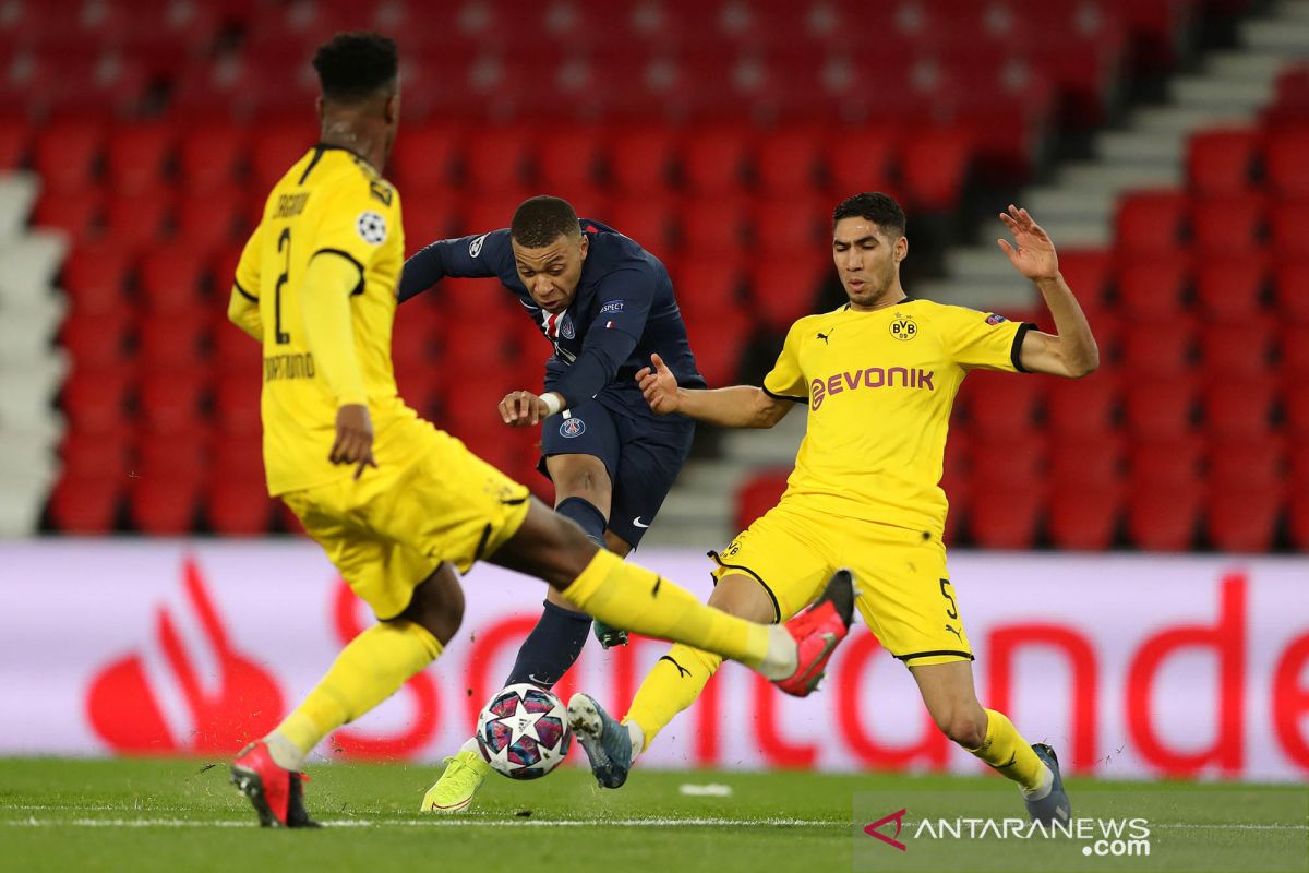 PSG ke perempat final Liga Champions berkat kemenangan 2-0 atas Dortmund