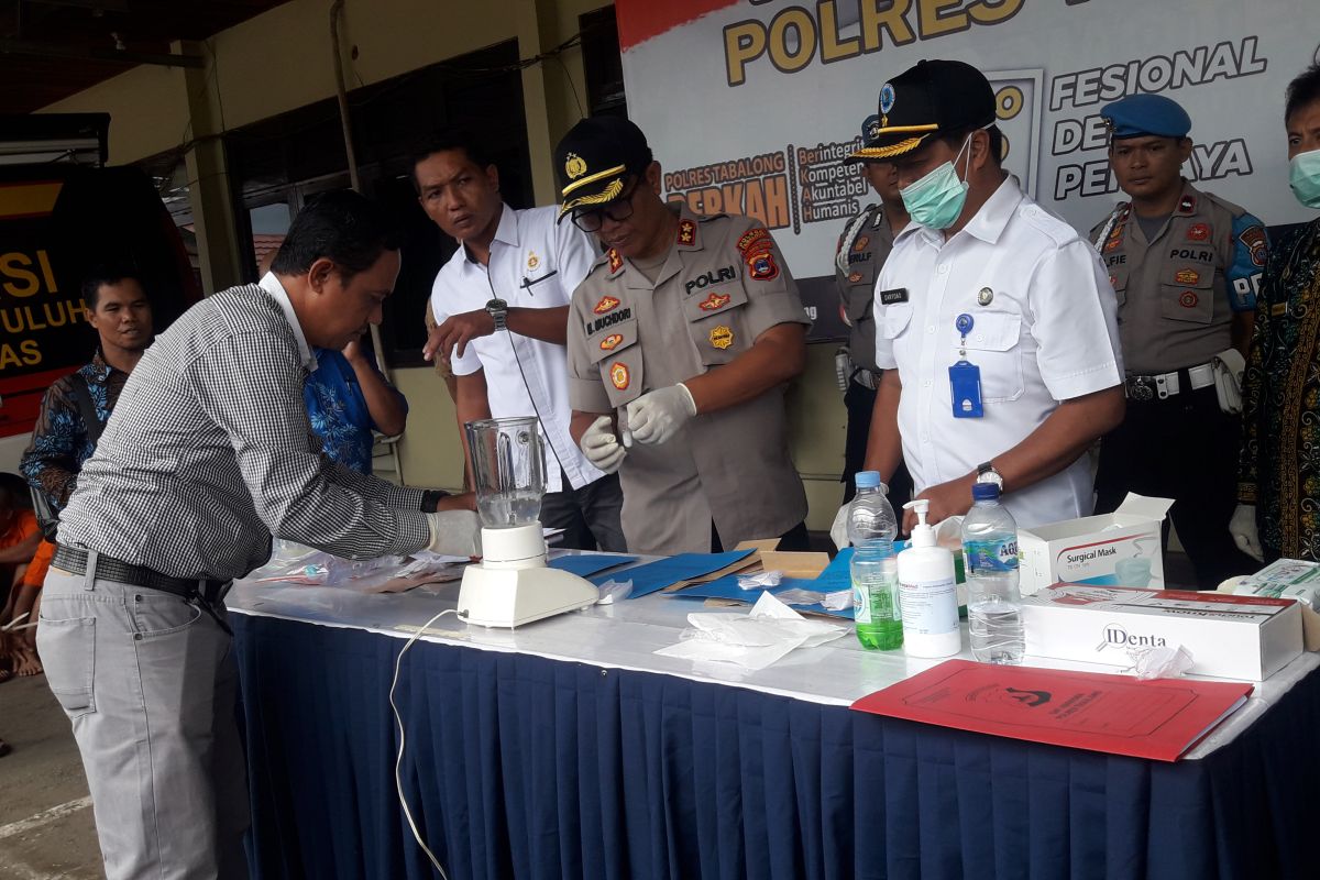 Polres Tabalong musnahkan 179,08 gram sabu - sabu