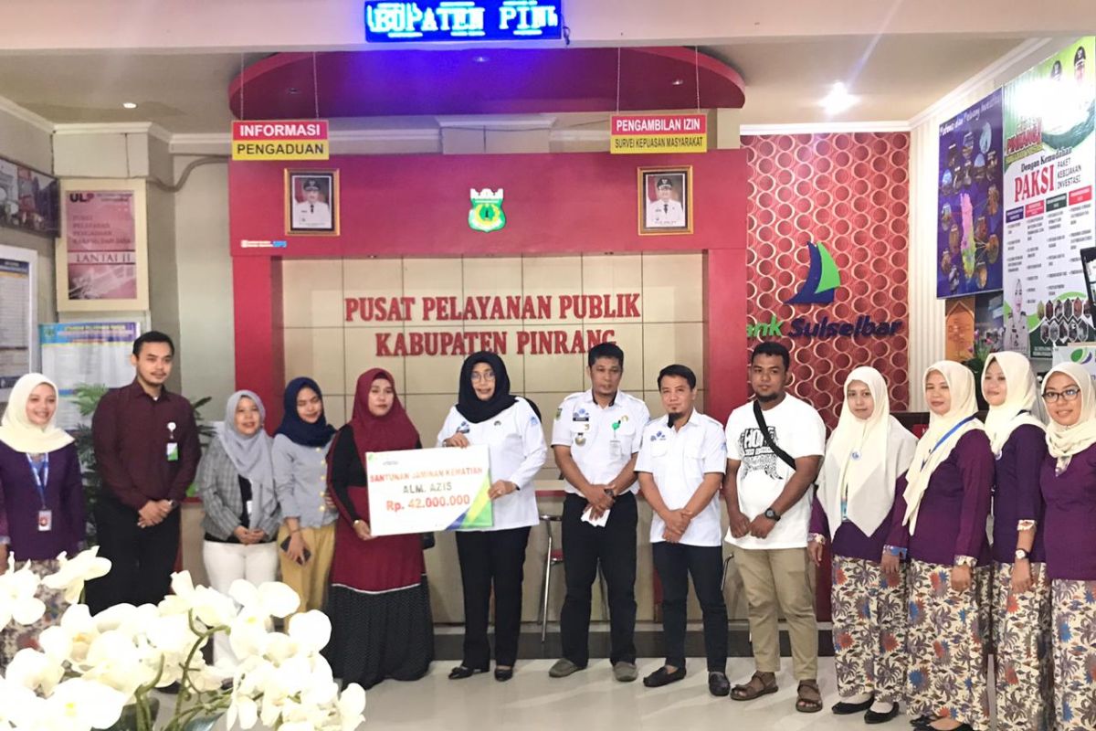 DPM PTSP Kabupaten Pinrang wajibkan perusahaan daftar BPJS Ketenagakerjaan