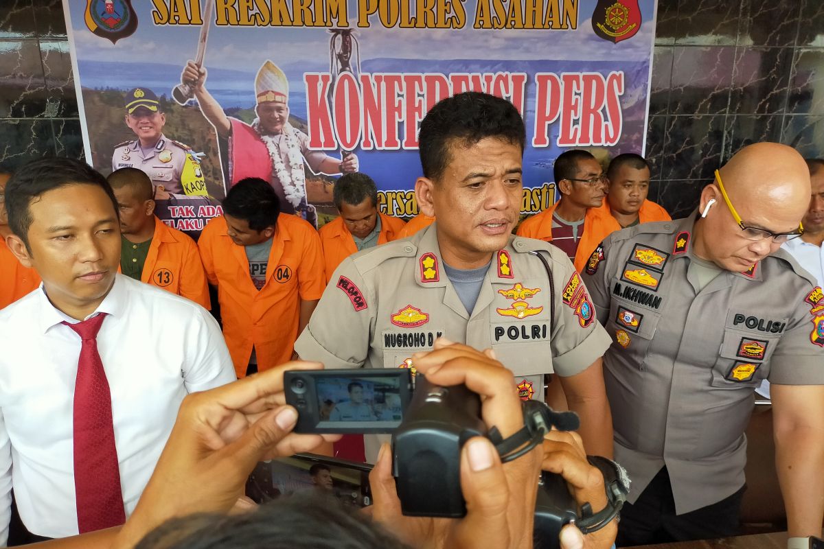 Polres Asahan tangkap 12 juru tulis togel