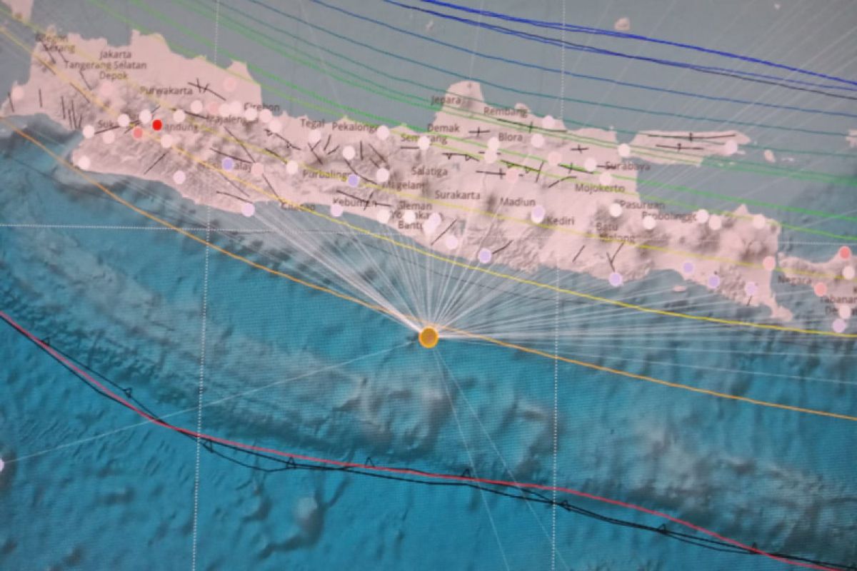 BMKG: Sumber gempa di selatan Jawa dekat dengan sumber gempa dahsyat 1937