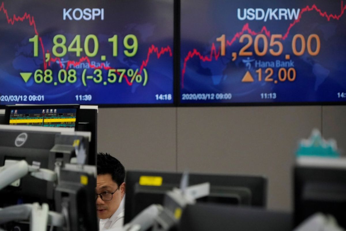 Saham Korsel terus merosot, Indeks KOSPI jatuh lagi 0,81 persen