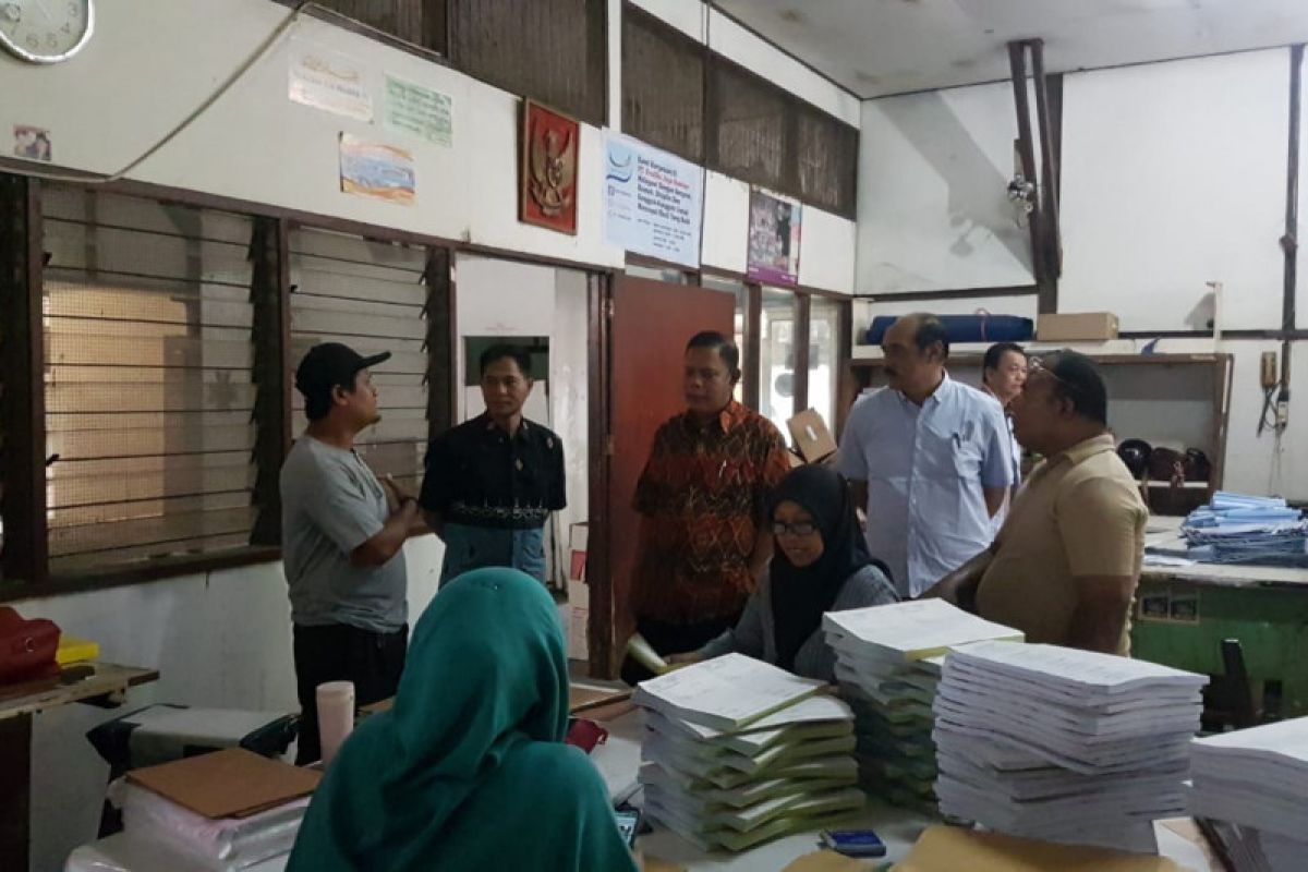 Komisi III DPRD Sumbar sidak BUMD PT Grafika Jaya Sumbar