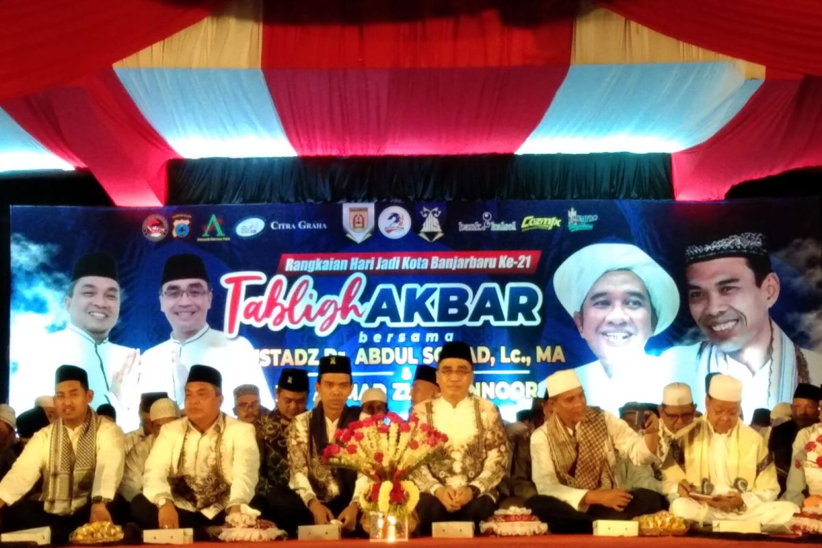 Ustadz Abdul Somad hadir di tabligh akbar di Banjarbaru
