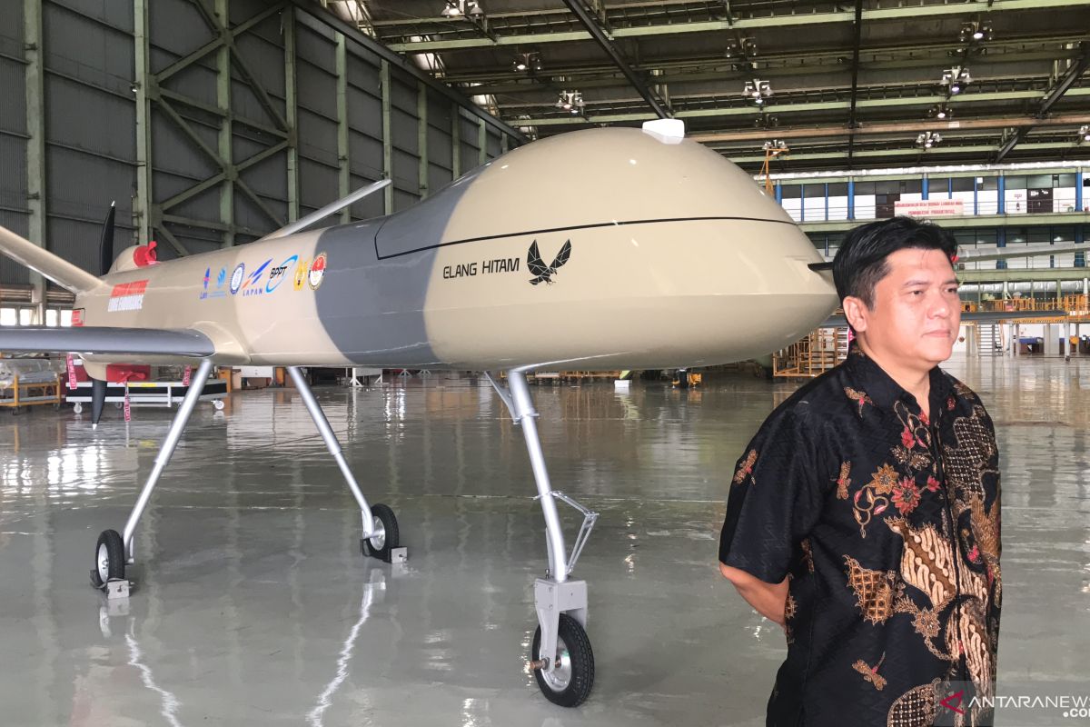 Drone Elang Hitam karya anak bangsa uji terbang perdana Oktober 2020