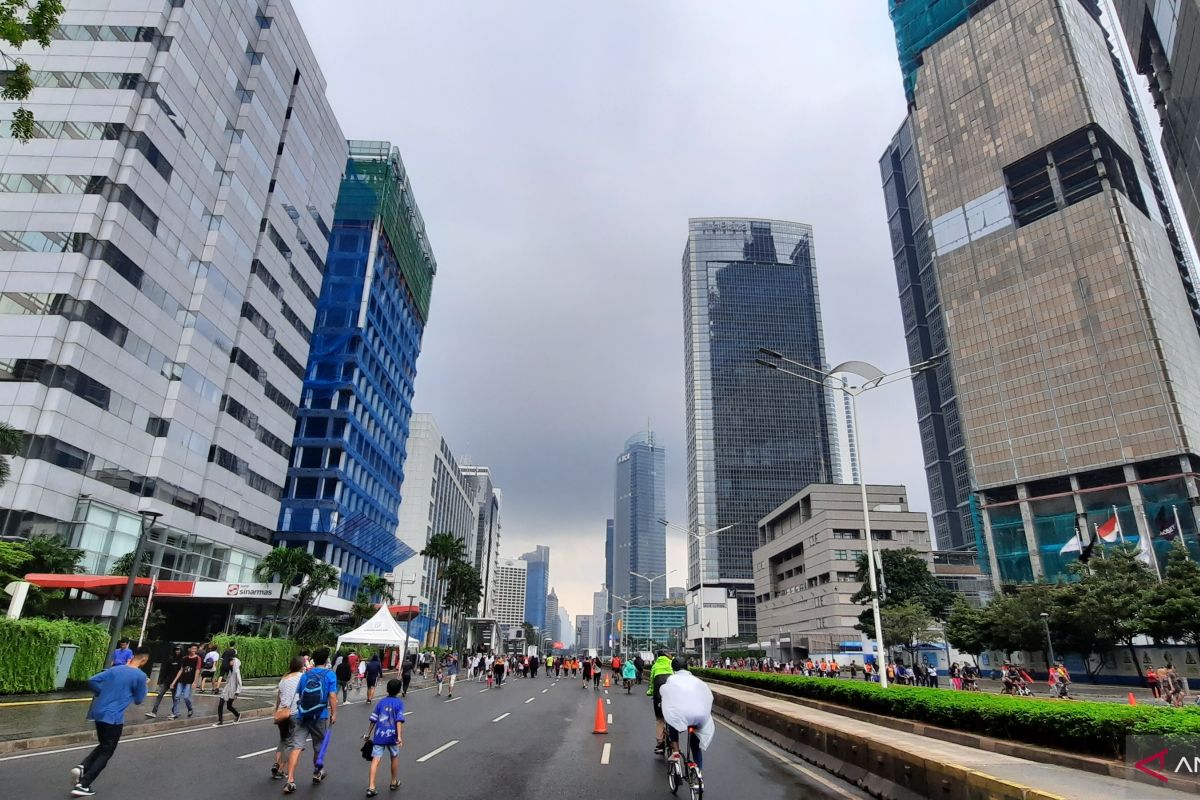 Potensi hujan siang hari di Jakarta