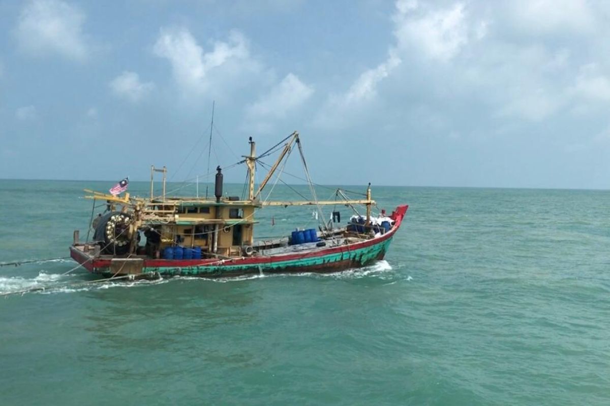 KKP kembali tangkap kapal ikan asing ilegal di Selat Malaka
