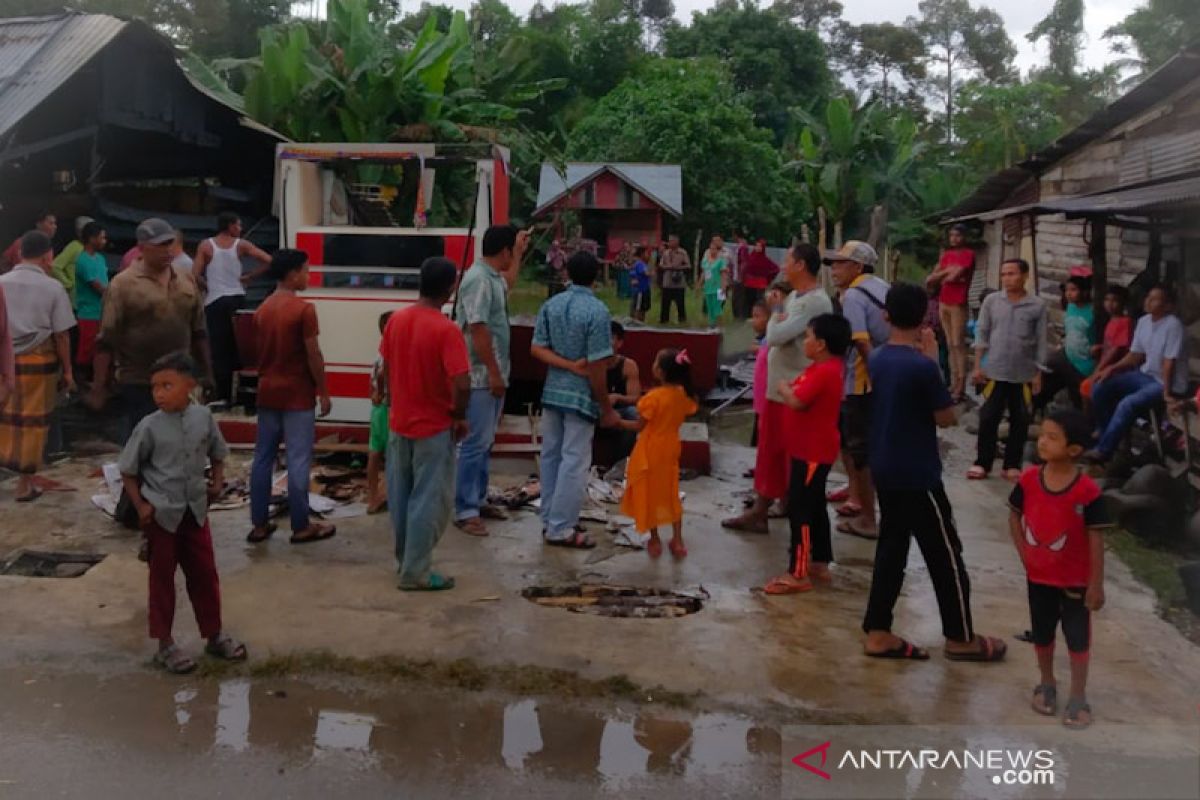 Pertamini di Aceh Utara terbakar, satu orang luka bakar