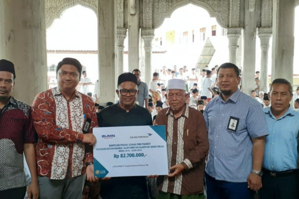 Garuda salurkan dana CSR untuk Dayah Budi Mesja Aceh Jaya