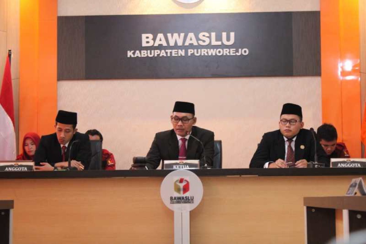 Bawaslu Purworejo kabulkan sebagian permohonan penyelesaian sengketa