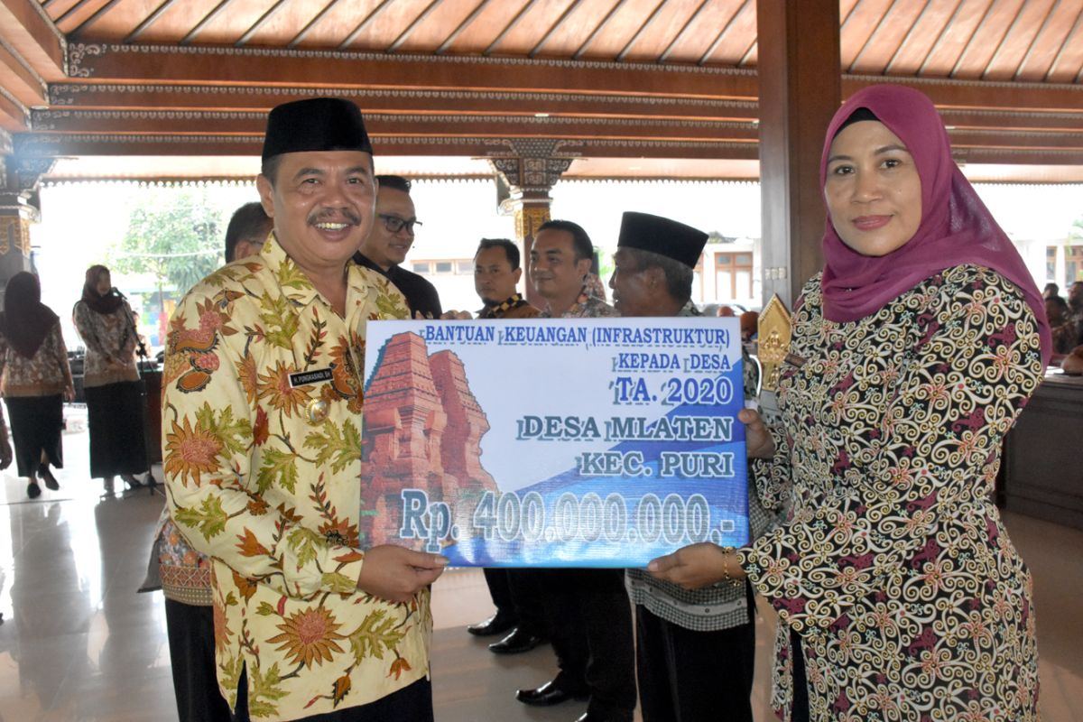 Pemkab Mojokerto anggarkan Bantuan Keuangan Desa Rp38,8 miliar