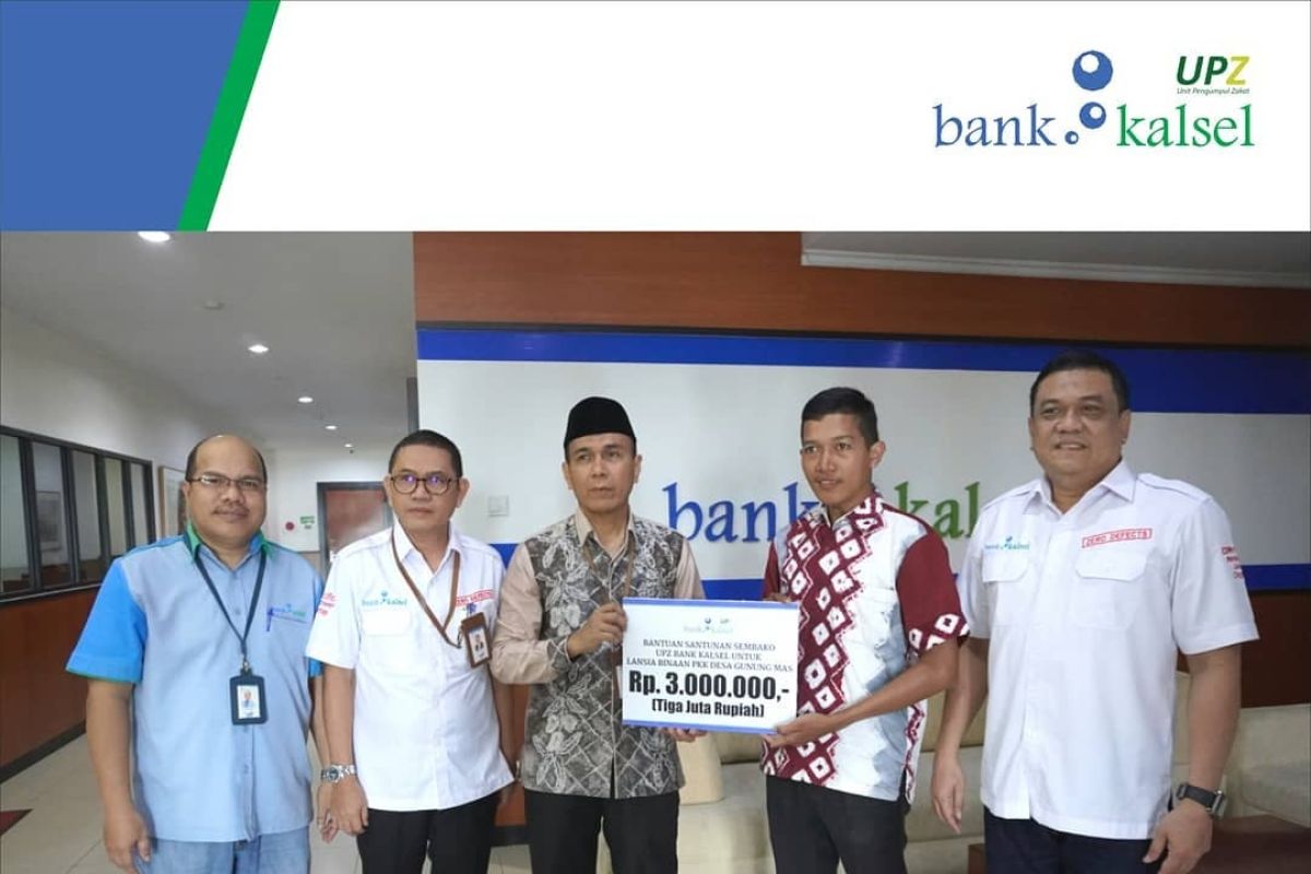 Bank Kalsel salurkan sembako untuk Lansia