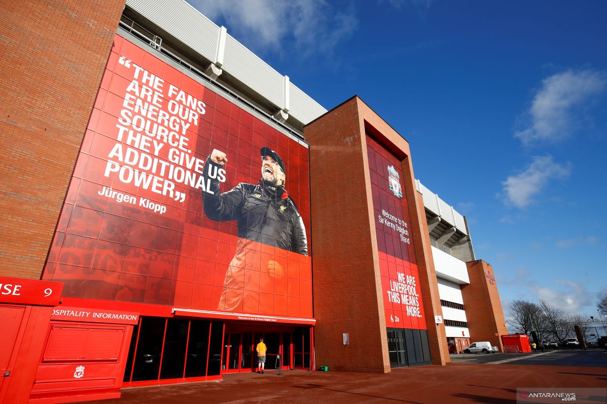 Dampak pandemi COVID-19, perluasan stadion Liverpool mundur setahun