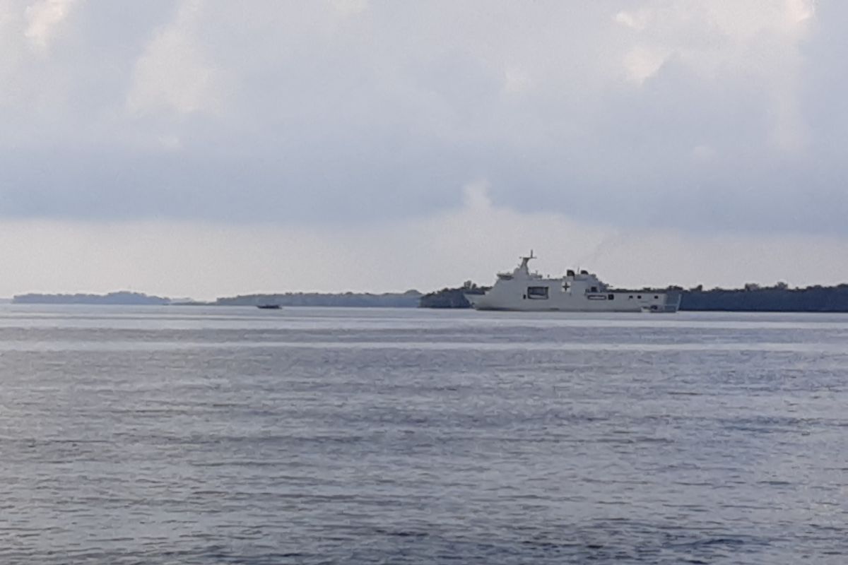 KRI Semarang menuju Tanjung Priok bawa ABK Diamond Princess