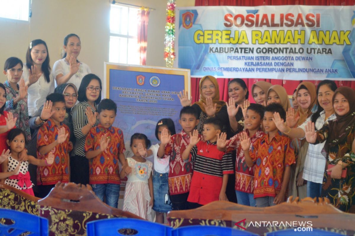 PIAD-Dinas PPPA Gorontalo Utara sosialisasikan Gereja Ramah Anak