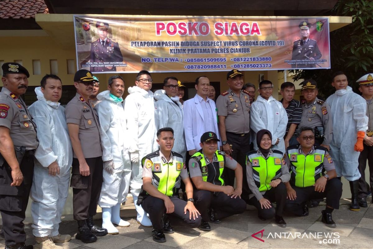 Polres Cianjur dirikan posko siaga COVID-19