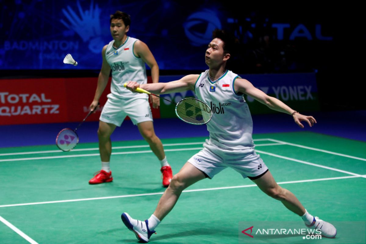 BWF kembali aktifkan ranking dunia, Kevin/Marcus masih No. 1