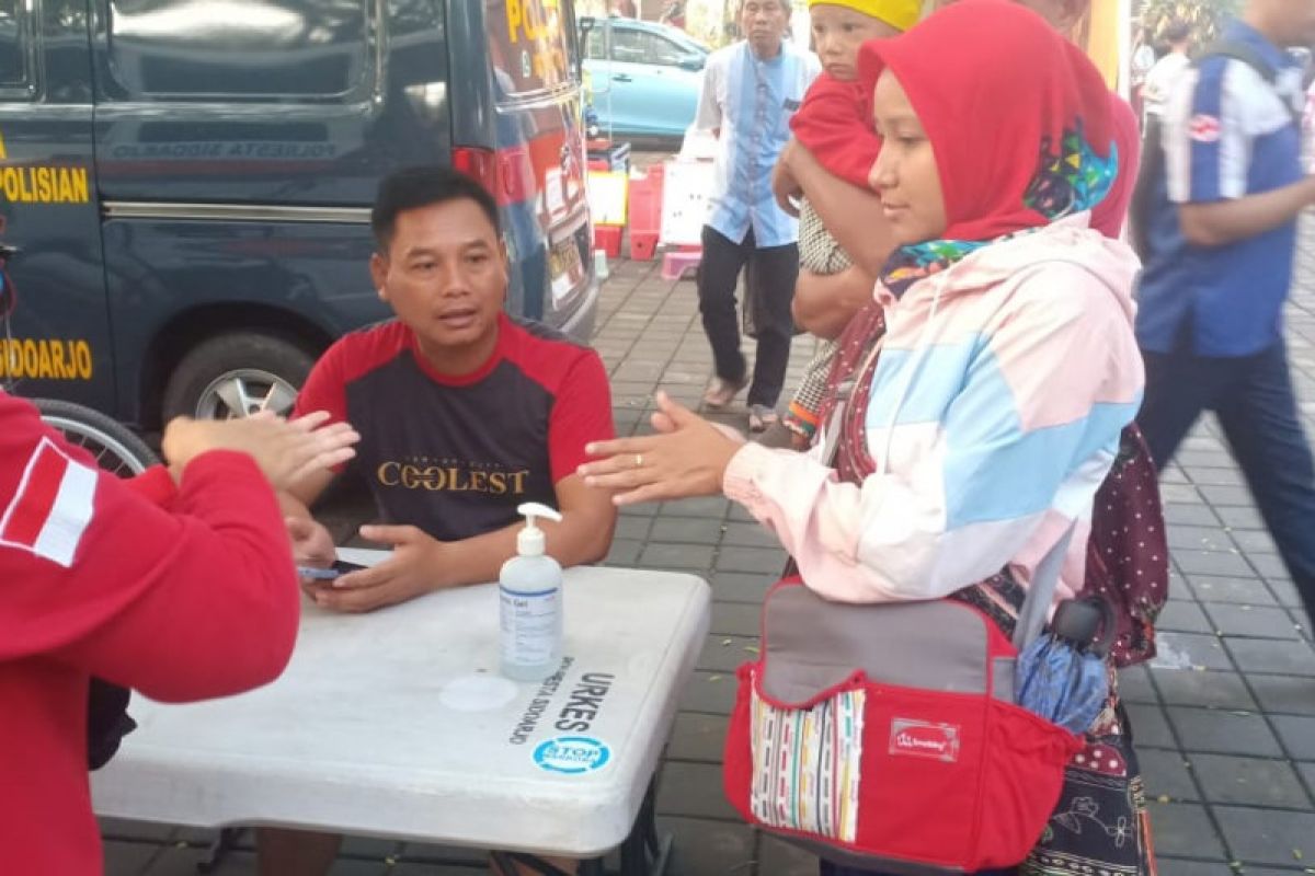 Polresta Sidoarjo bantu edukasi pencegahan corona