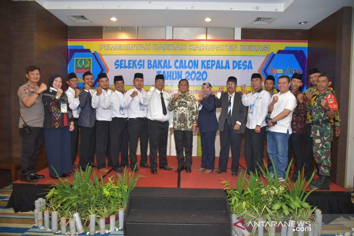 Pemkab Bekasi gelar seleksi bakal calon kepala desa tahun 2020