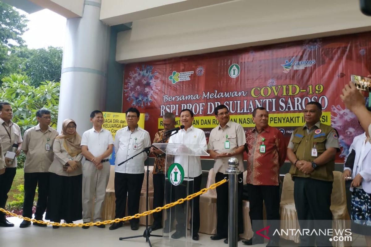 Lima pasien positif Covid-19 sudah dipulangkan dari RSPI