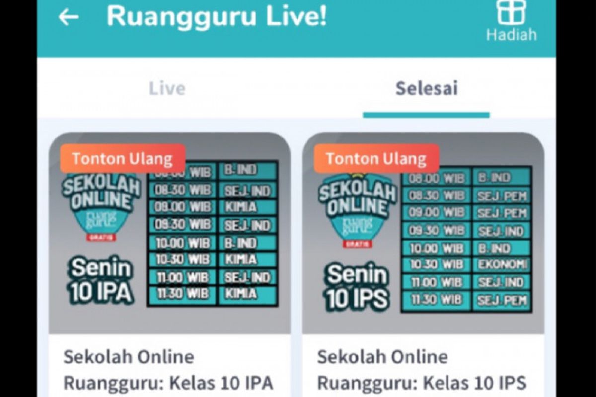 XL Dan Indosat beri akses gratis Ruangguru selama belajar dan kerja di rumah