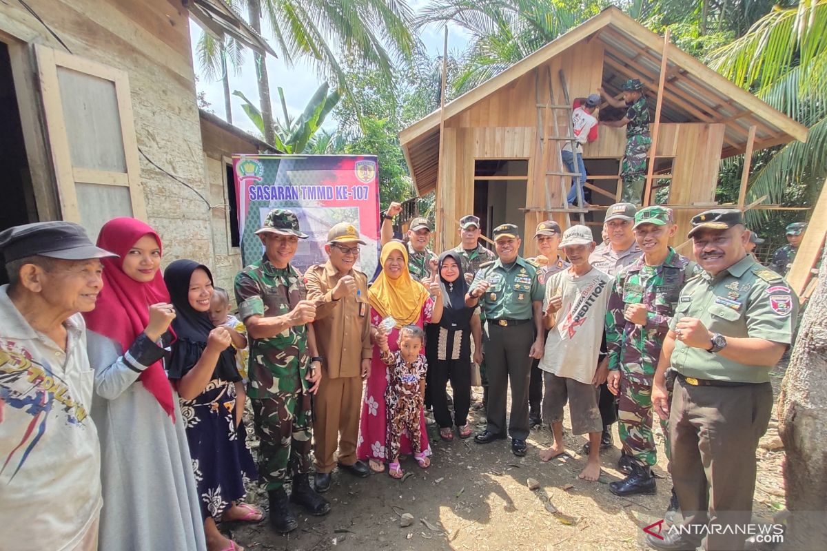 TMMD di HST, bangun jalan sepanjang 1985 meter penghubung dua kecamatan