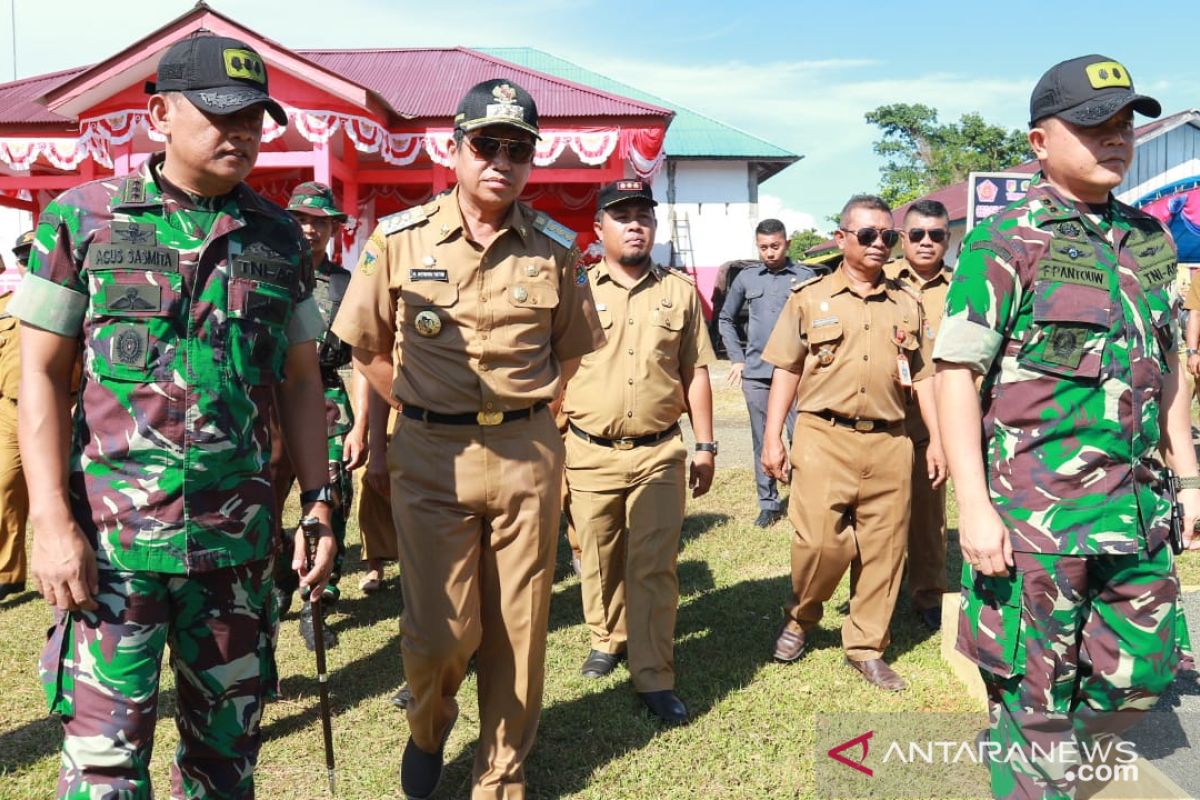 Waspada COVID-19, pembukaan TMMD di Banggai tanpa upacara