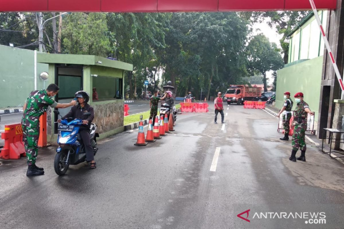 Kopassus perketat akses masuk markas untuk cegah penyebaran Covid-19