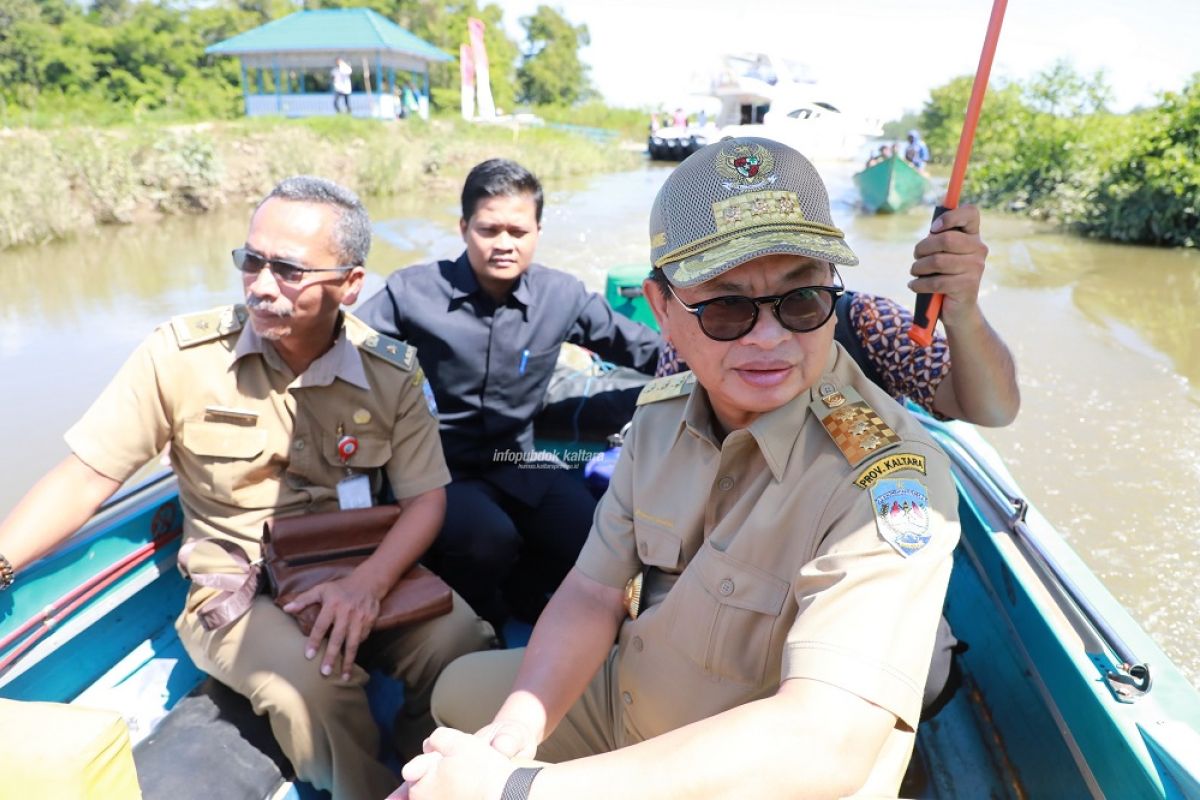 Ke Pemukiman Transmigrasi, Gubernur Beri Motivasi Warga