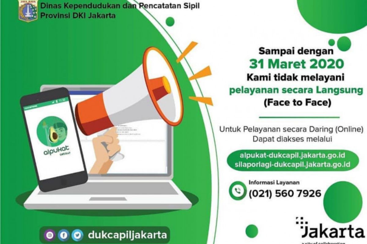 Jaktim alihkan layanan tatap muka ke "online" hingga 31 Maret