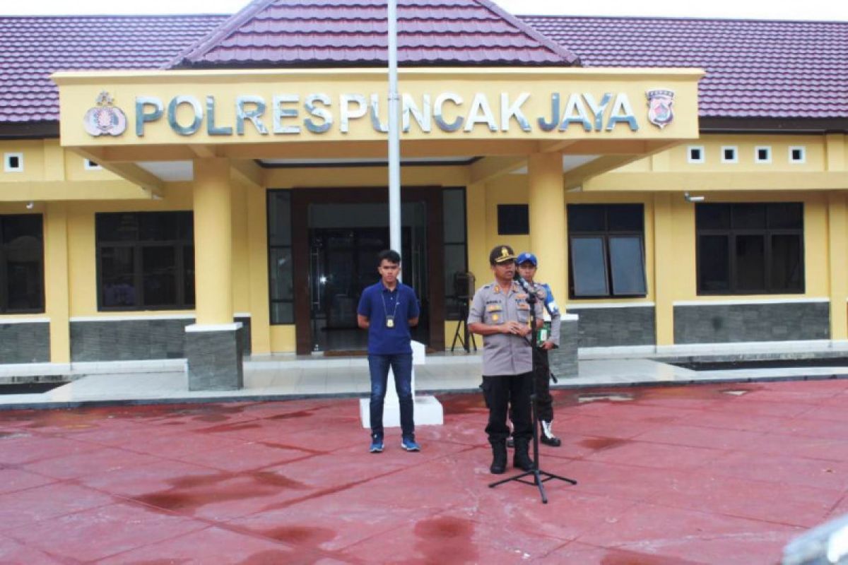 Kapolres Puncak Jaya imbau personel Polisi agar jaga kebersihan