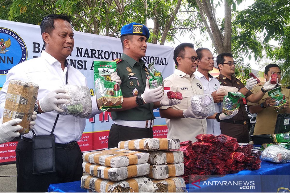 BNN: 82 ribu penduduk Aceh terpapar dengan narkoba