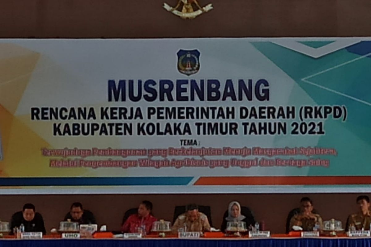 Kolaka Timur Gelar Musrenbang, Tetapkan Empat Prioritas Pembangunan 2021