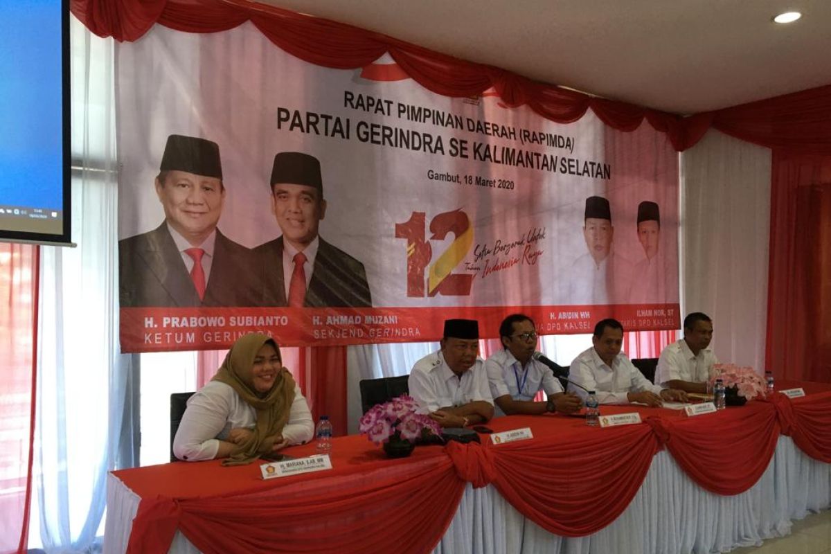 Gerindra Kalsel dukung Prabowo kembali jadi Ketum