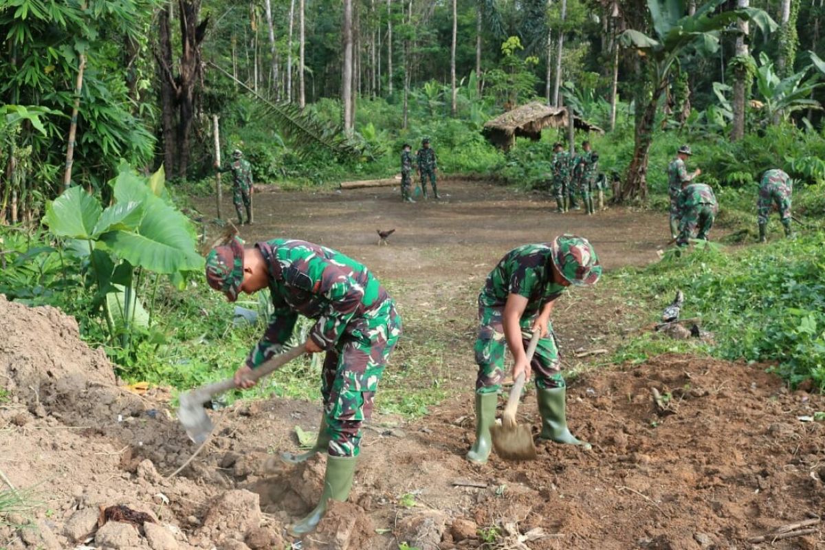 Covid-19, TMMD KE-107 Kodim 0207/Simalungun tetap jalan