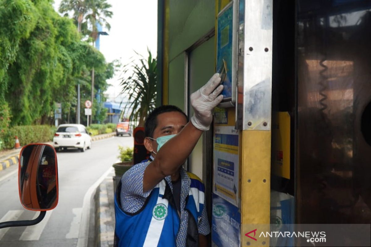 Jasa Marga terapkan mitigasi COVID-19 di gardu tol